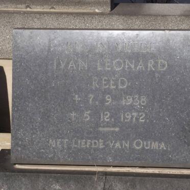 REED Ivan Leonard 1938-1972
