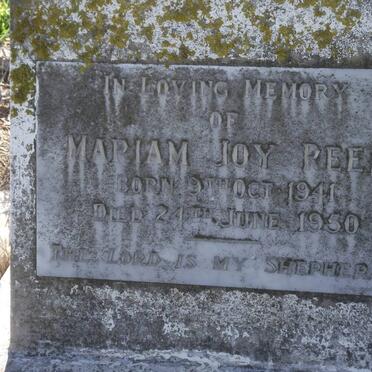 REED Mariam Joy 1941-1950