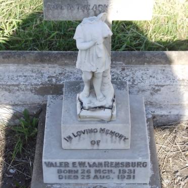 RENSBURG Valerie W., van 1931-1931