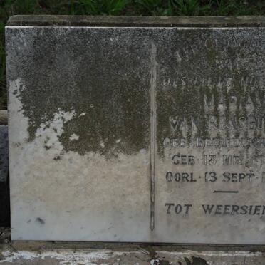 RENSBURG Maria, van nee BEZUIDENHOUT 1858-1934