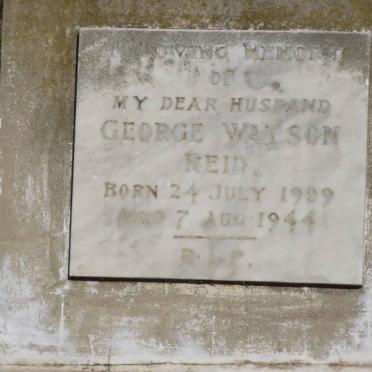 REID George Watson 1909-1944