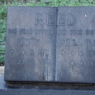 REED Edith 1910-1952 :: REED Sheila Olga 1934-1973