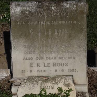 ROUX G.J., le -1952 &amp; E.R. 1922-1955
