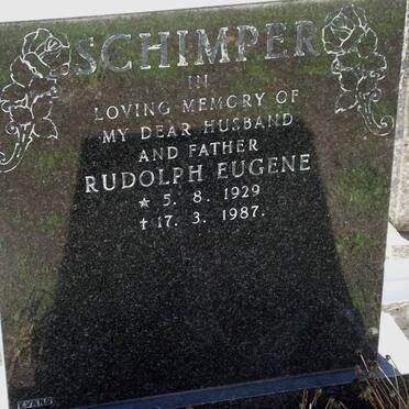 SCHIMPER Rudolph Eugene 1929-1987