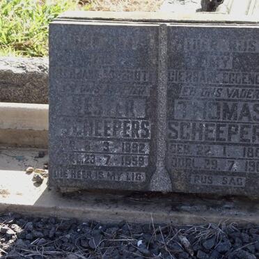 SCHEEPERS Thomas 1887-1965 &amp; Hester 1892-1959