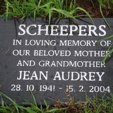 SCHEEPERS Jean Audrey 1941-2004