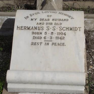 SCHMIDT Hermanus S.S. 1904-1942