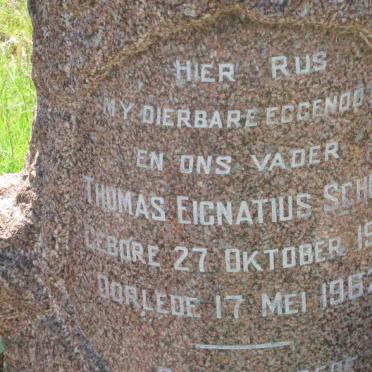SCHMIDT Thomas Eignatius 1918-1962