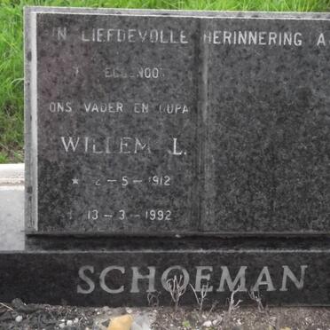 SCHOEMAN Willem L. 1912-1992