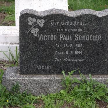 SCHOELER Victor Paul 1882-1944