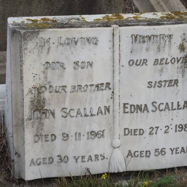 SCALLAN John -1961 :: SCALLAN Edna -1984