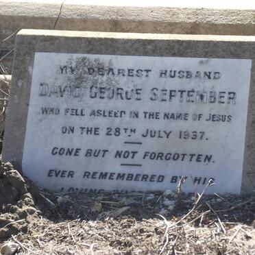 SEPTEMBER David George -1937