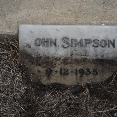 SIMPSON John -1935