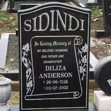 SIDINDI Diliza Anderson 1926-2002