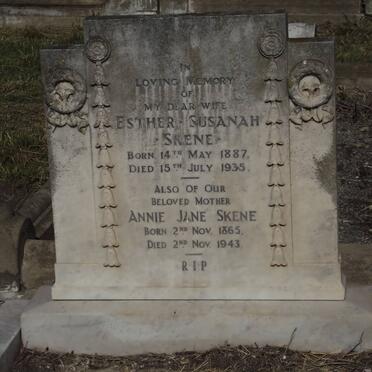 SKENE Esther Susanna 1887-1935 :: SKENE Annie Jane 1865-1943
