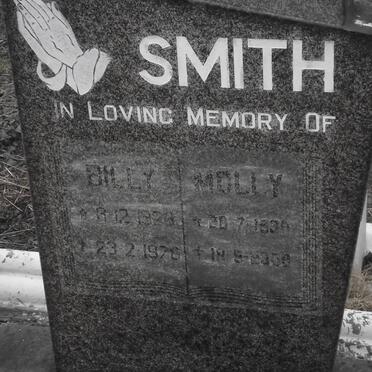 SMITH Billy 1926-1978 :: SMITH Molly 1939-2006