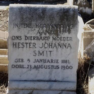 SMIT Hester Johanna 1881-1960