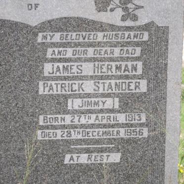 STANDER James Herman Patrick 1913-1956