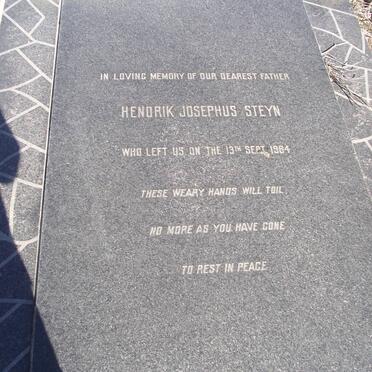 STEVENS Hendrik Josephus Steyn -1964 &amp; Annie Sarah KNOESEN -1972