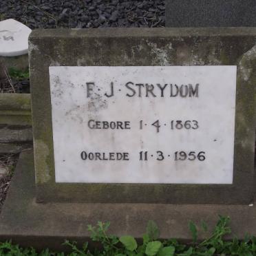 STRYDOM F.J. 1863-1956