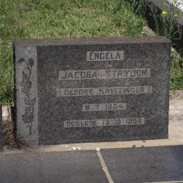 STRYDOM Engela Jacoba nee KRITZINGER 1884-1965