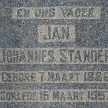 STANDER Jan Johannes 1886-1957