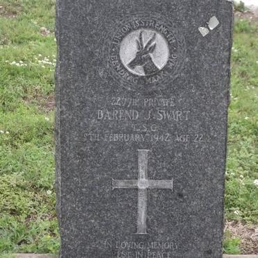 SWART Barend J. -1942