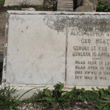 SWART Alice Sophia nee HEATH 1902-1942