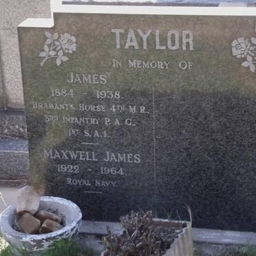 TAYLOR James 1884-1938 :: TAYLOR Maxwell James 1922-1964
