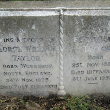 TAYLOR George William 1875-1940 &amp; Edith Maud 1887-1952