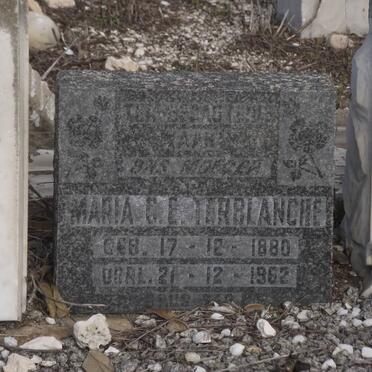 TERBLANCHE Maria C.E. 1880-1962