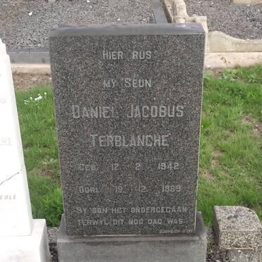 TERBLANCHE Daniel Jacobus 1942-1969