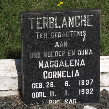 TERBLANCHE Magdalena Cornelia 1837-1932