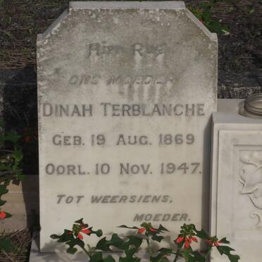TERBLANCHE Dinah 1869-1947