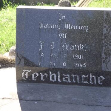 TERBLANCHE F.J. 1901-1945