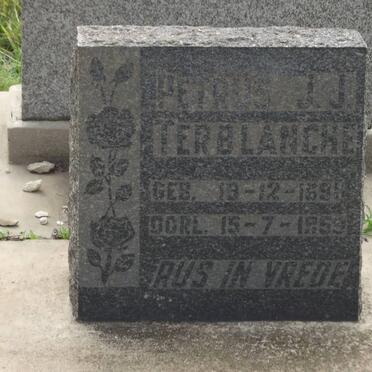 TERBLANCHE Petrus J.J. 1891-1959