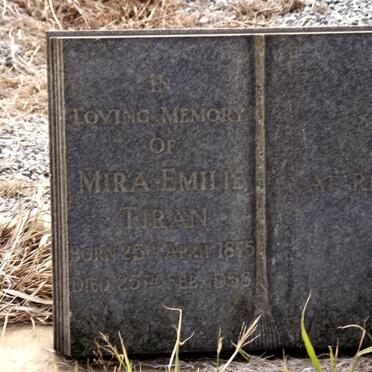 TIRAN Mira Emilie 1875-1958