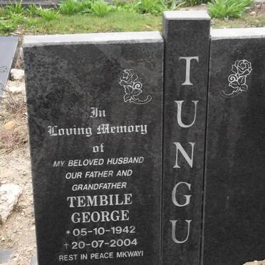 TUNGU Tembile George 1942-2004