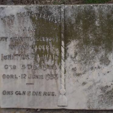 WAIT Ignatius P.A. 1905-1938