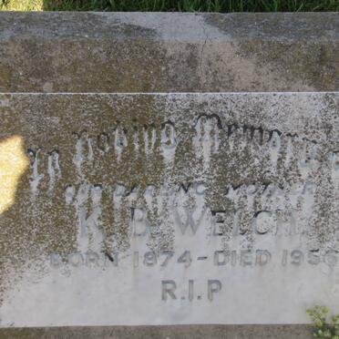 WELCH K.B. 1874-1956