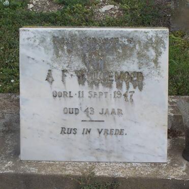 WELGEMOED A.F. -1947