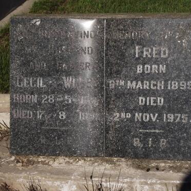 WEBB Cecil -1907 &amp; Fred 1895-1975