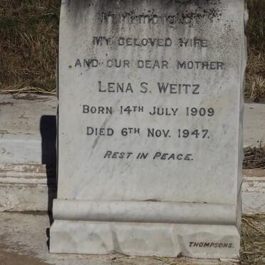 WEITZ Lena S. 1909-1947