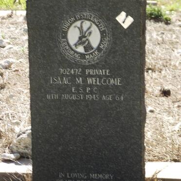 WELCOME Isaac M. -1945