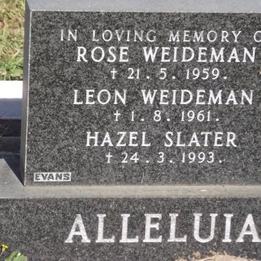 WEIDEMAN :: SLATER