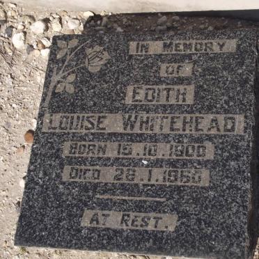 WHITEHEAD Edith Louise 1900-1960