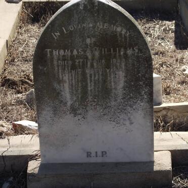 WILLIAMS Thomas A. -1932