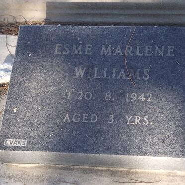 WILLIAMS Esme Marlene -1942