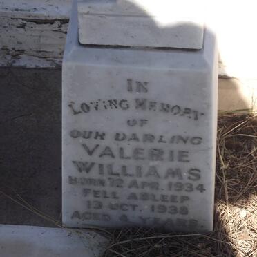 WILLIAMS Valerie 1934-1938