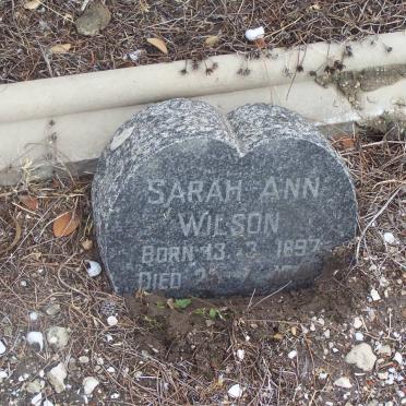WILSON Sarah Ann 1897-1941